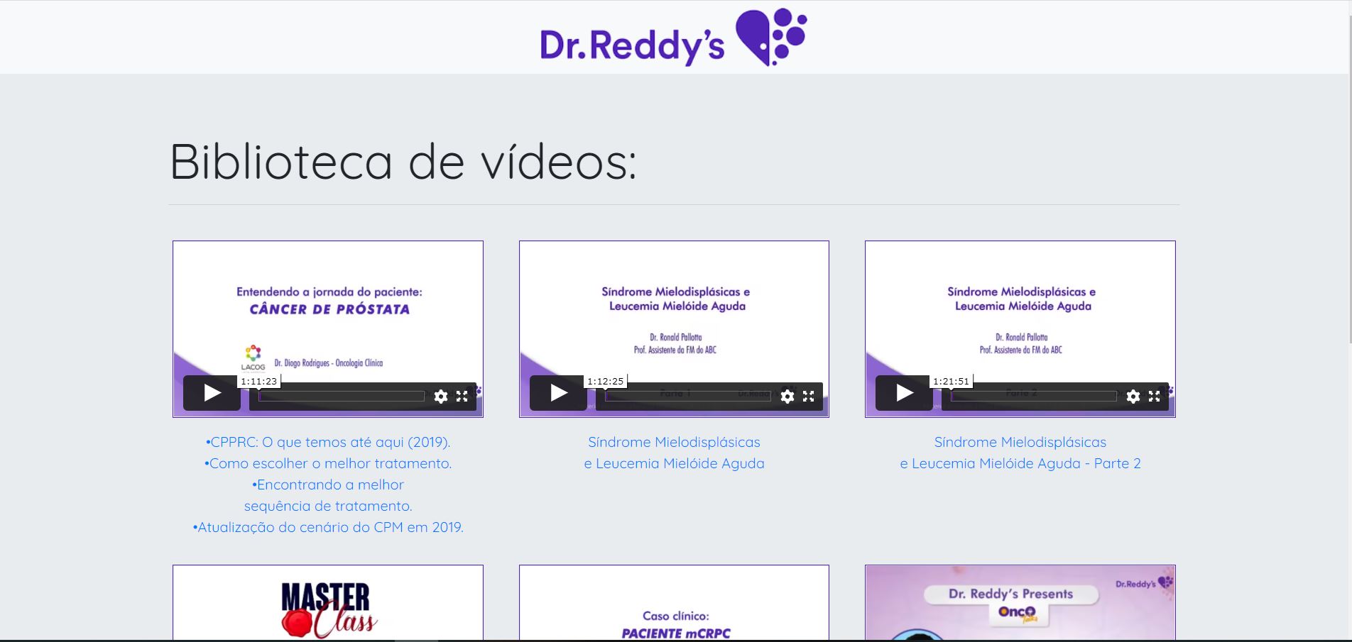 Site voltado para conteúdos