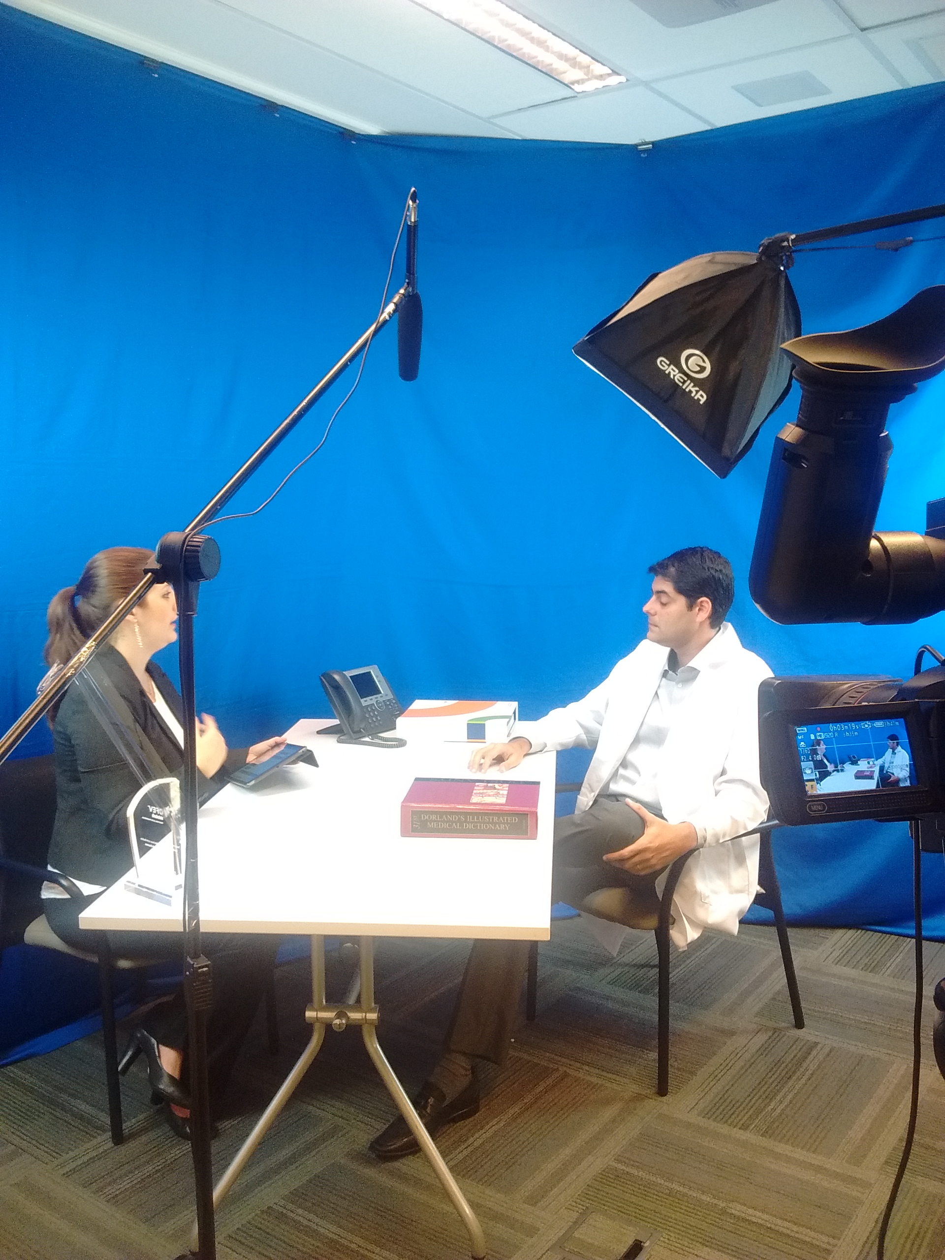 Gravação em local do cliente